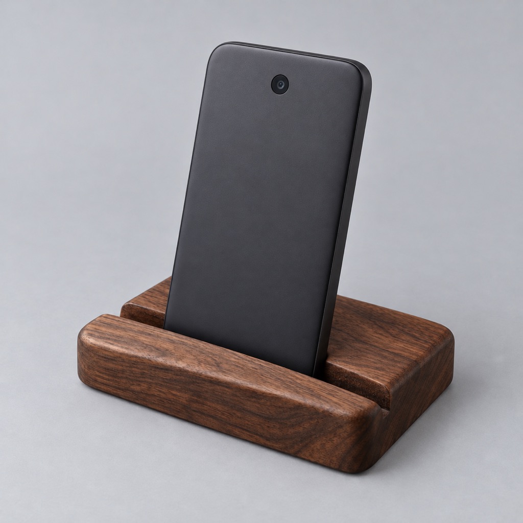 バース | ウォルナットのスマホスタンド